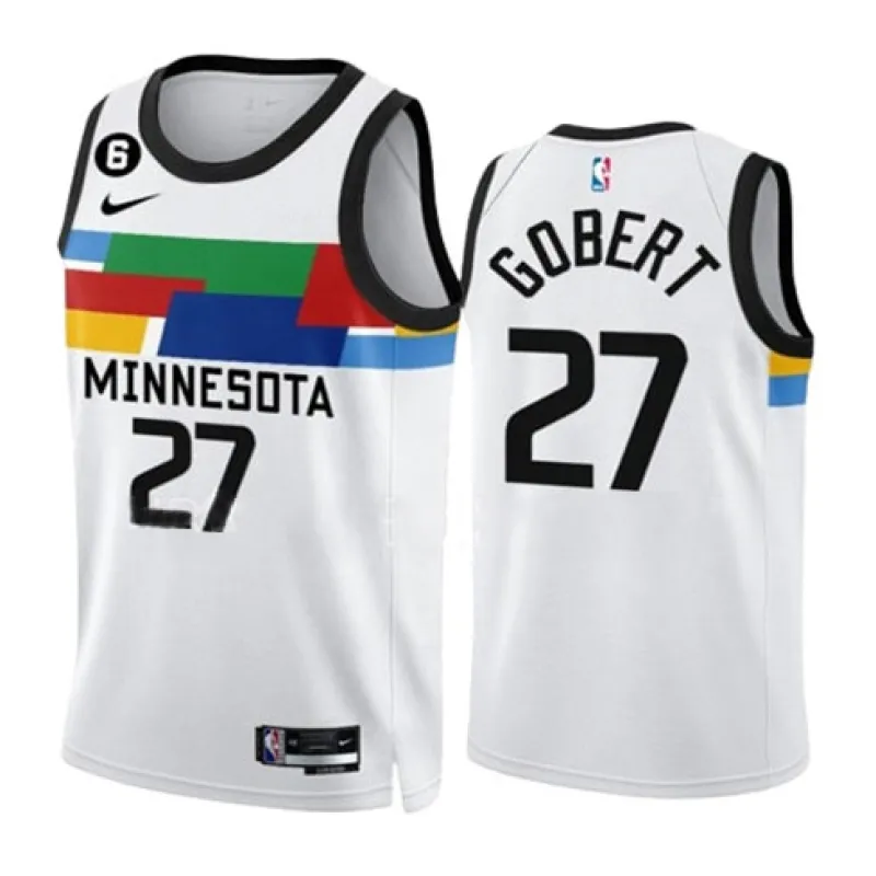Rudy Gobert, Minnesota Timberwolves, edizione Città 2022/23, Bianco