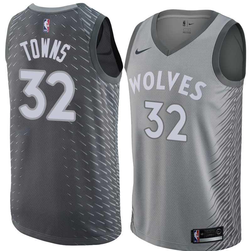 Karl - Anthony Towns, Minnesota Timberwolves, edizione città, Grigio