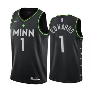 Anthony Edwards, Minnesota Timberwolves, edizione città 2020/21, Nero