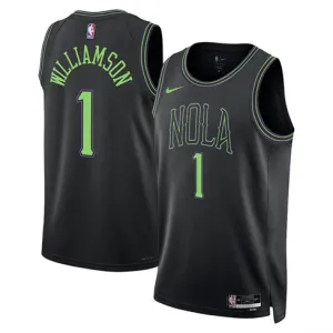 Zion Williamson. New Orleans Pelicans. City-Edition 2023/24. Schwarz