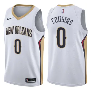 DeMarcus Cousins. New Orleans Hornets. Association Edition. White
