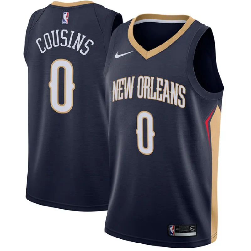 DeMarcus Cousins. New Orleans Hornets. Icon. Dunkelblau