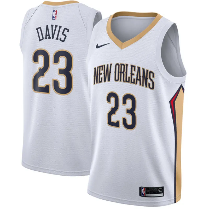 Anthony Davis. New Orleans Pelicans. Edizione Association. Bianco