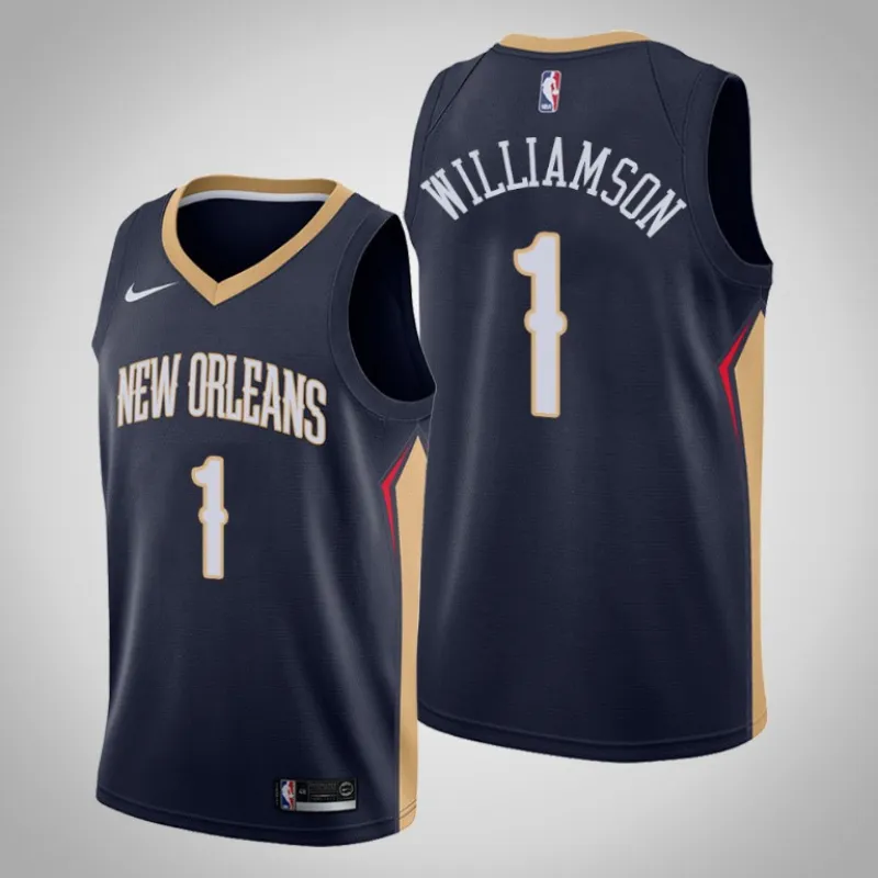 Zion Williamson. New Orleans Pelicans. 2018/19 Blu scuro