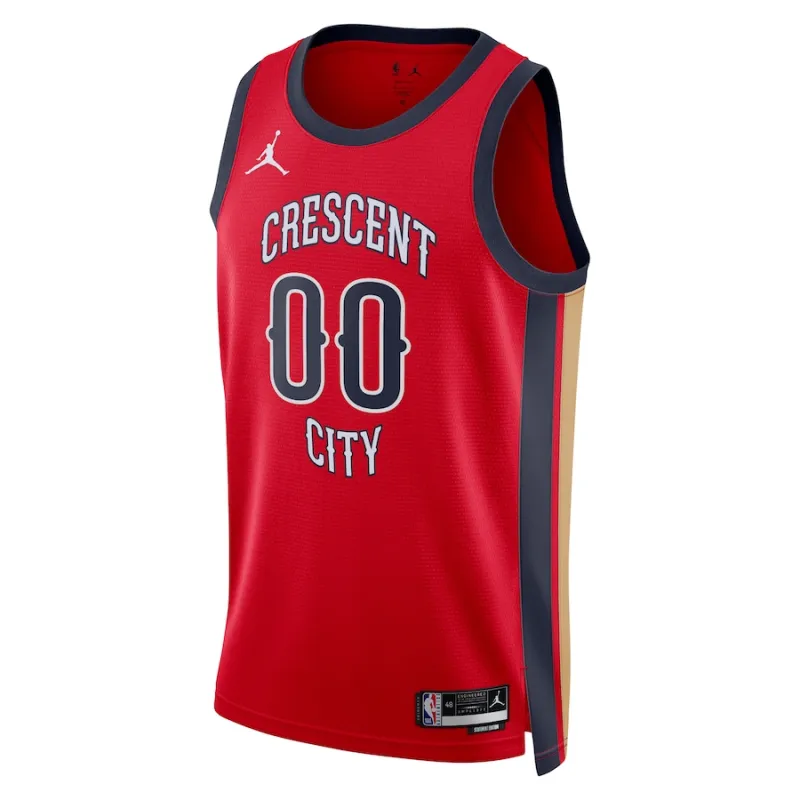 New Orleans Pelicans, Custom Jersey, Statement Edition, Red