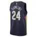 Jordan Hawkins, New Orleans Pelicans, Édition Icone, Bleu marine