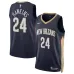 Jordan Hawkins, New Orleans Pelicans, Édition Icone, Bleu marine