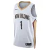 Zion Williamson, New Orleans Pelicans, Edizione Associazione, Bianco