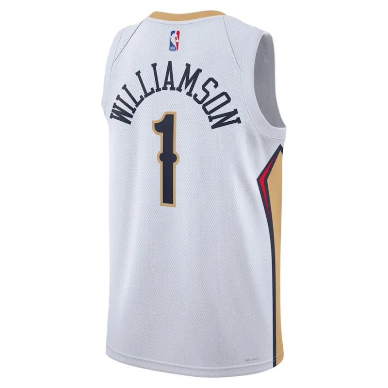 Zion Williamson, New Orleans Pelicans, Edizione Associazione, Bianco