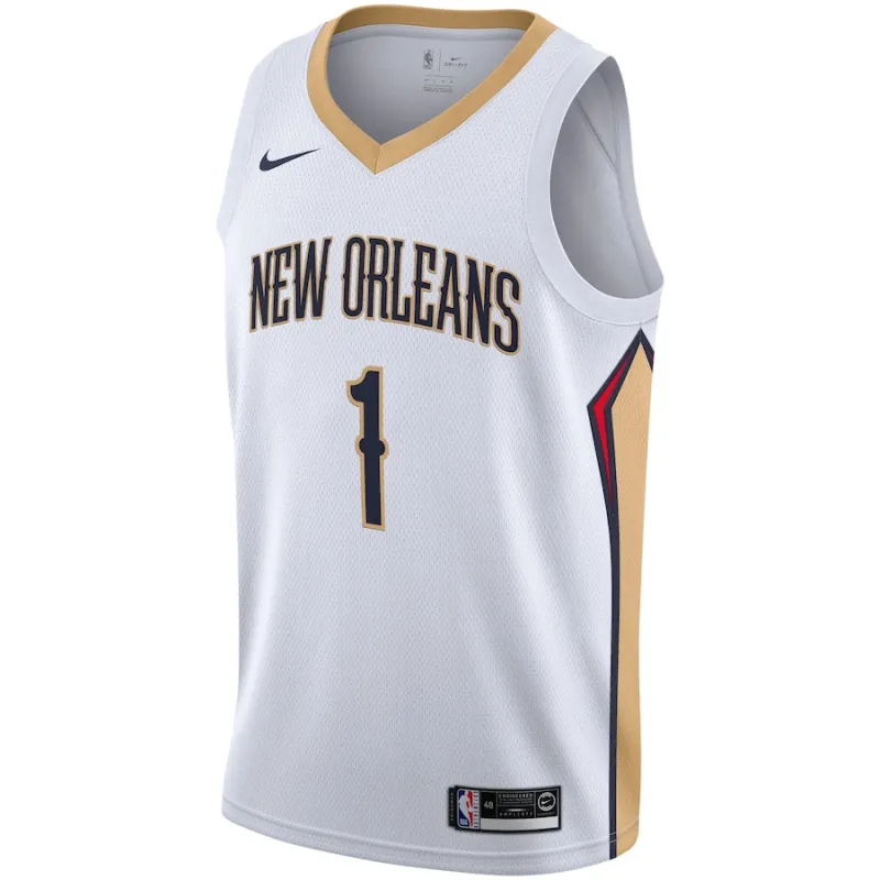 Zion Williamson, New Orleans Pelicans, 2019/2020 Association Edition, White