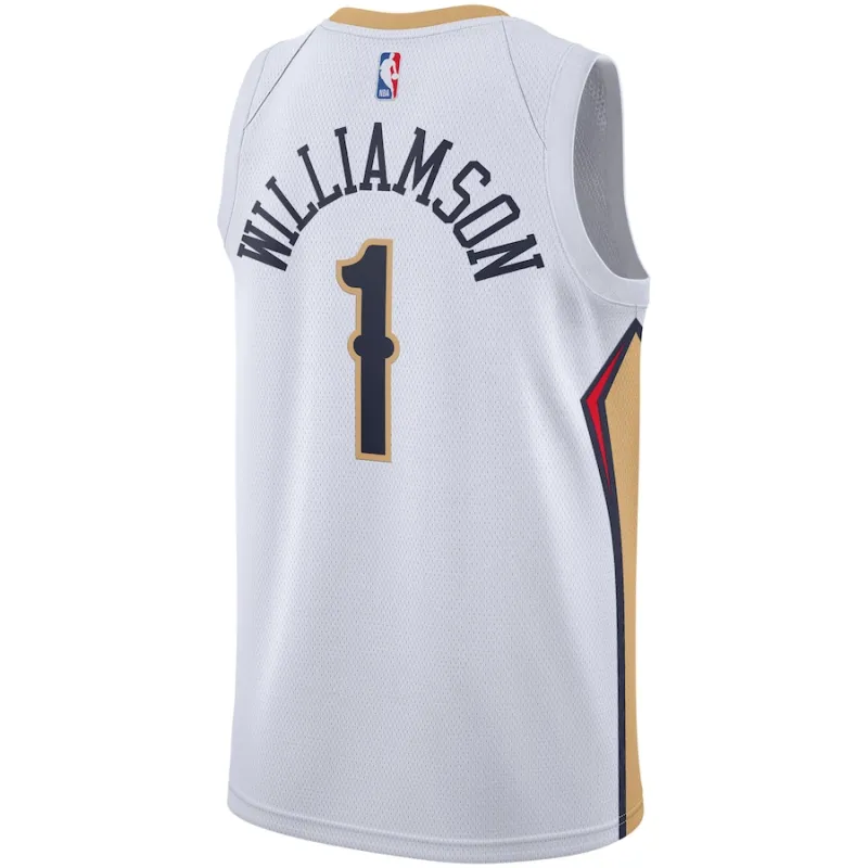 Zion Williamson, New Orleans Pelicans, 2019/2020 Association Edition, White