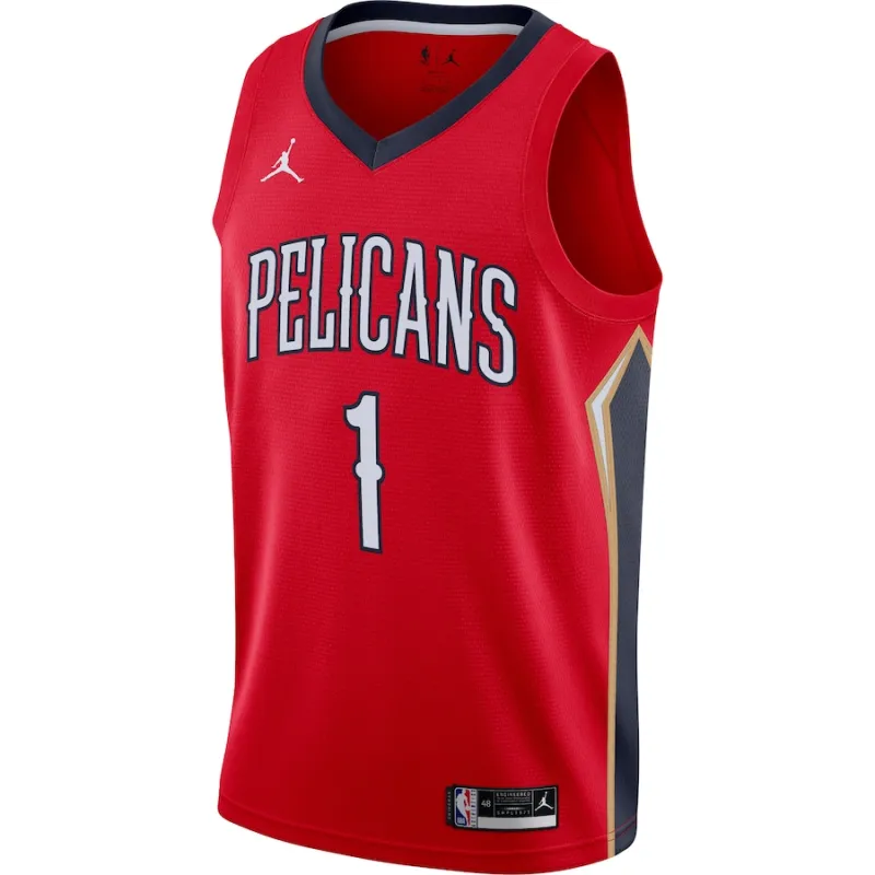 Zion Williamson, New Orleans Pelicans, Edizione Statement 2020/21, Rosso