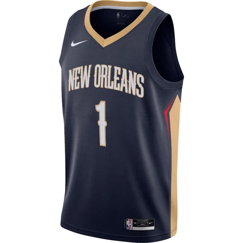 Zion Williamson, New Orleans Pelicans, Edizione Icon, Blu marinaio