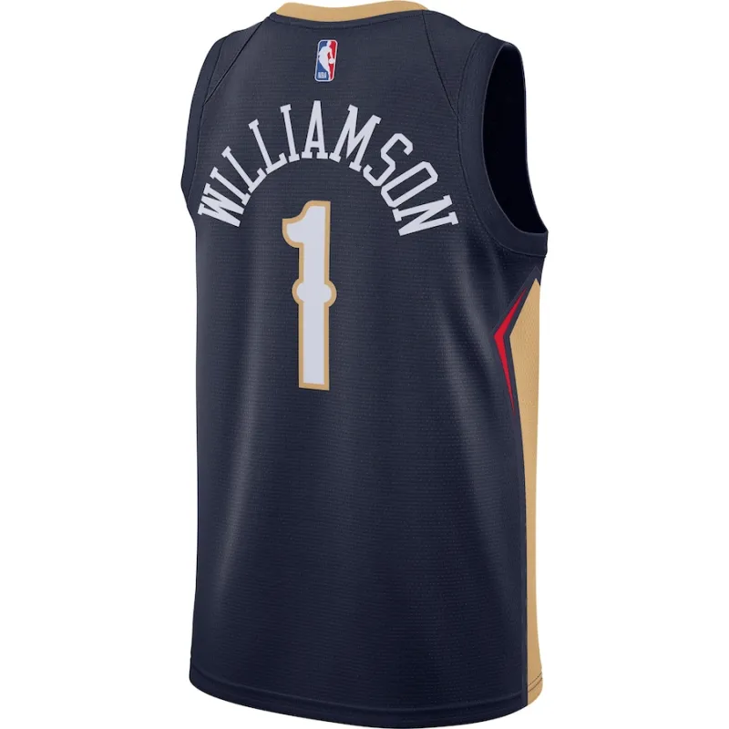 Zion Williamson, New Orleans Pelicans, Edizione Icon, Blu marinaio