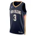 New Orleans Pelicans Jordan Poole Swingman Jersey - Icon Edition - Navy Blue