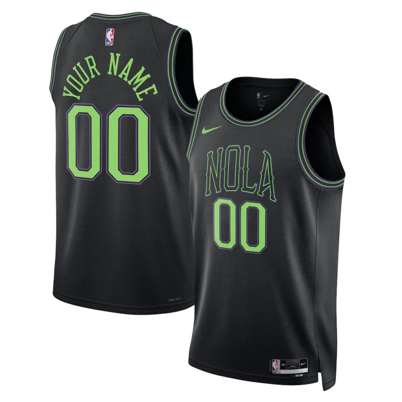 New Orleans Pelicans 2025/26 Swingman City Edition Unisex Jersey - Black