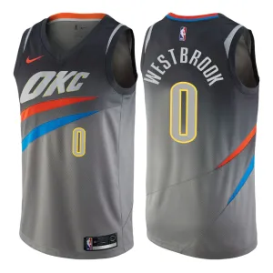 Russell Westbrook, Oklahoma City Thunder, City Edition, Gray