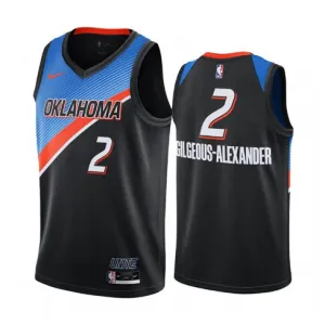 Shai Gilgeous - Alexander, Oklahoma City Thunder, edizione 2020/21 della città, Nero
