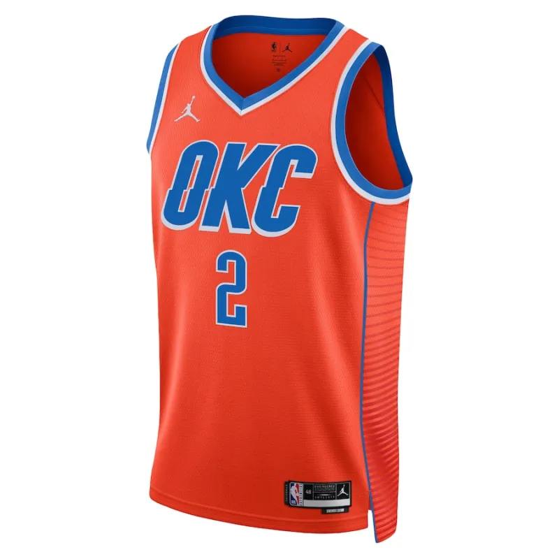 Shai Gilgeous-Alexander Oklahoma City Thunder, Édition déclaration, Orange