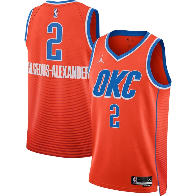Shai Gilgeous-Alexander Oklahoma City Thunder, Édition déclaration, Orange