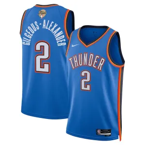 Maglia Swingman delle Finali NBA 2025 di Oklahoma City Thunder Shai Gilgeous-Alexander - Edizione Icona - Blu