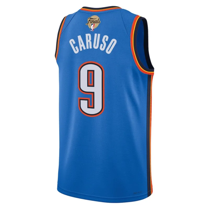Oklahoma City Thunder Alex Caruso 2025 NBA Finals Swingman Jersey - Icon Edition - Blue