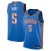 Oklahoma City Thunder Luguentz Dort 2025 NBA Finals Swingman Jersey - Icon Edition - Blue