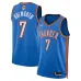 Oklahoma City Thunder Chet Holmgren 2025 NBA Finals Swingman Jersey - Icon Edition - Blue
