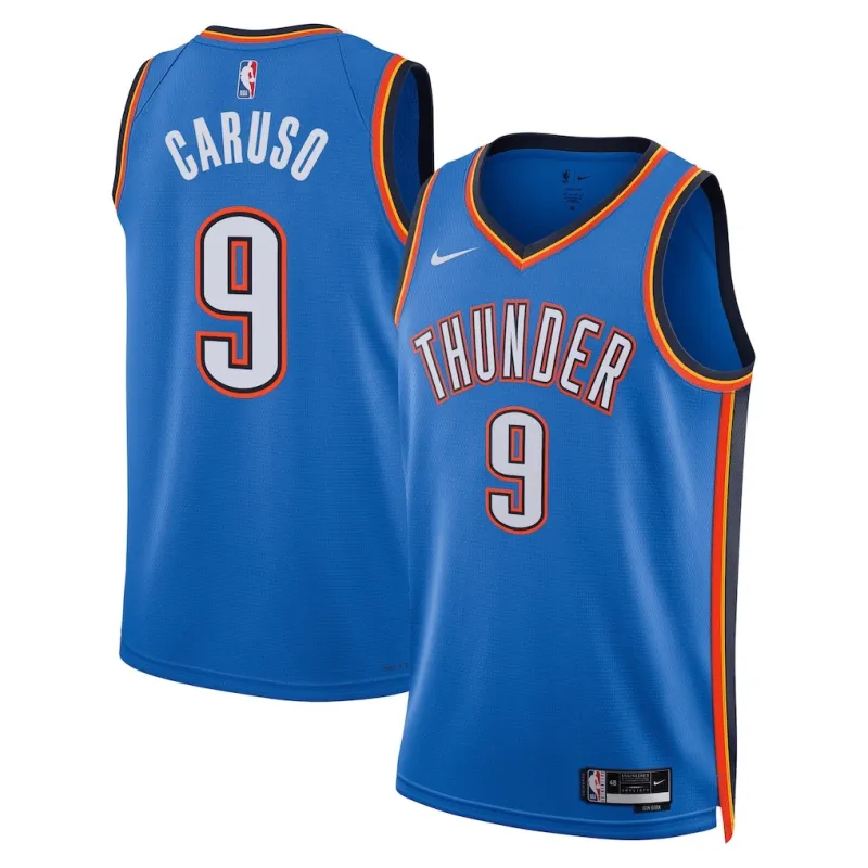 Oklahoma City Thunder Alex Caruso Swingman Jersey - Icon Edition - Blue