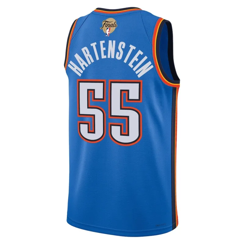 Oklahoma City Thunder Isaiah Hartenstein 2025 NBA Finals Swingman Jersey - Icon Edition - Blue