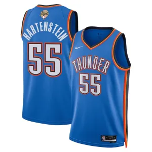 Maglia Swingman delle Finali NBA 2025 di Oklahoma City Thunder Isaiah Hartenstein - Edizione Icona - Blu