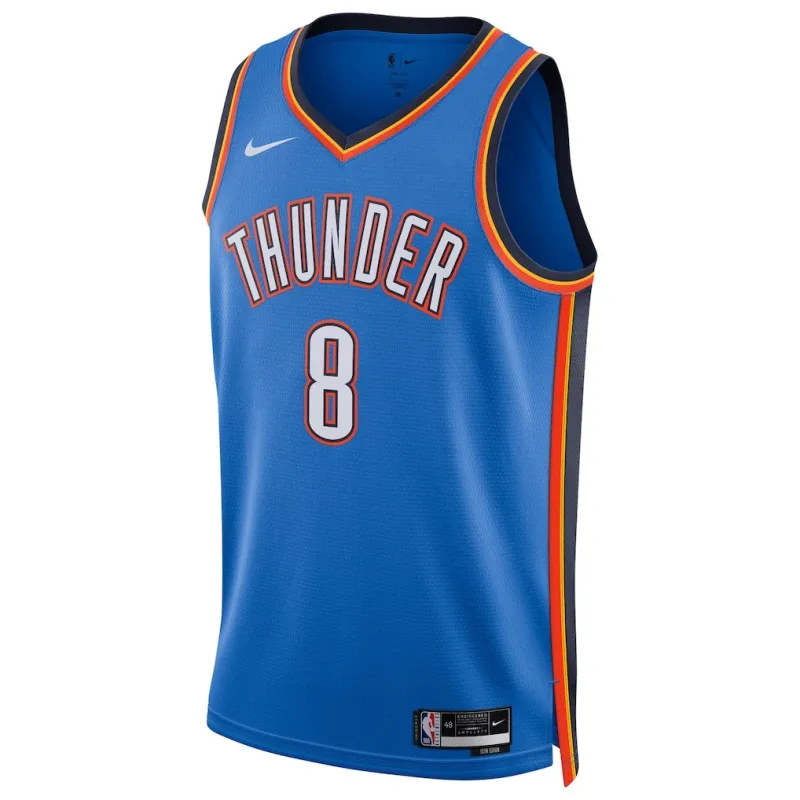 Maillot Swingman d'Oklahoma City Thunder Jalen Williams - Version Icone - Bleu