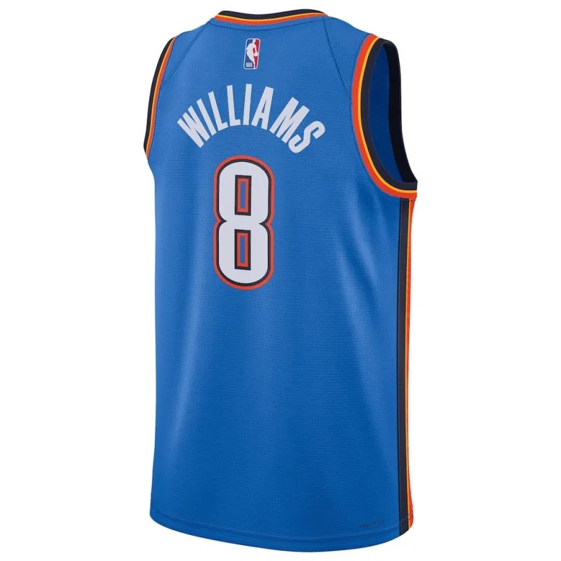 Maillot Swingman d'Oklahoma City Thunder Jalen Williams - Version Icone - Bleu