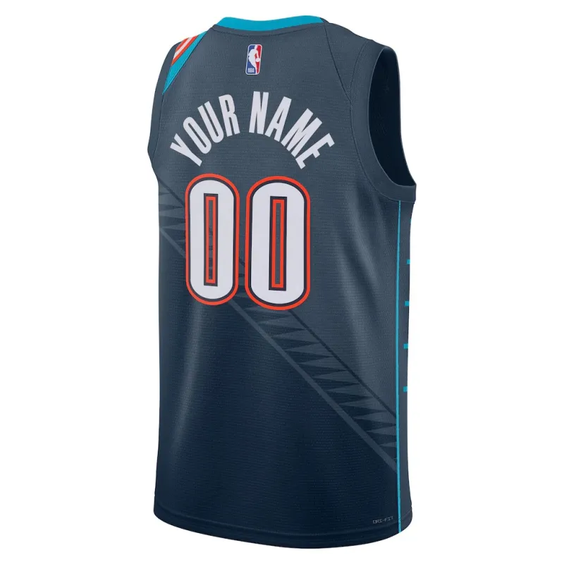 Oklahoma City Thunder 2025/26 Swingman City Edition Unisex Jersey - Blue