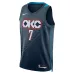 Oklahoma City Thunder Chet Holmgren 2025/26 Swingman Jersey - City Edition - Blue