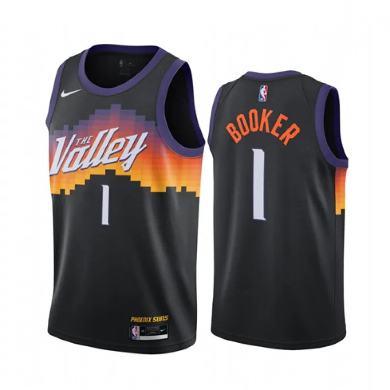 Devin Booker, Phoenix Suns Edizione Città 2020/21 Nero