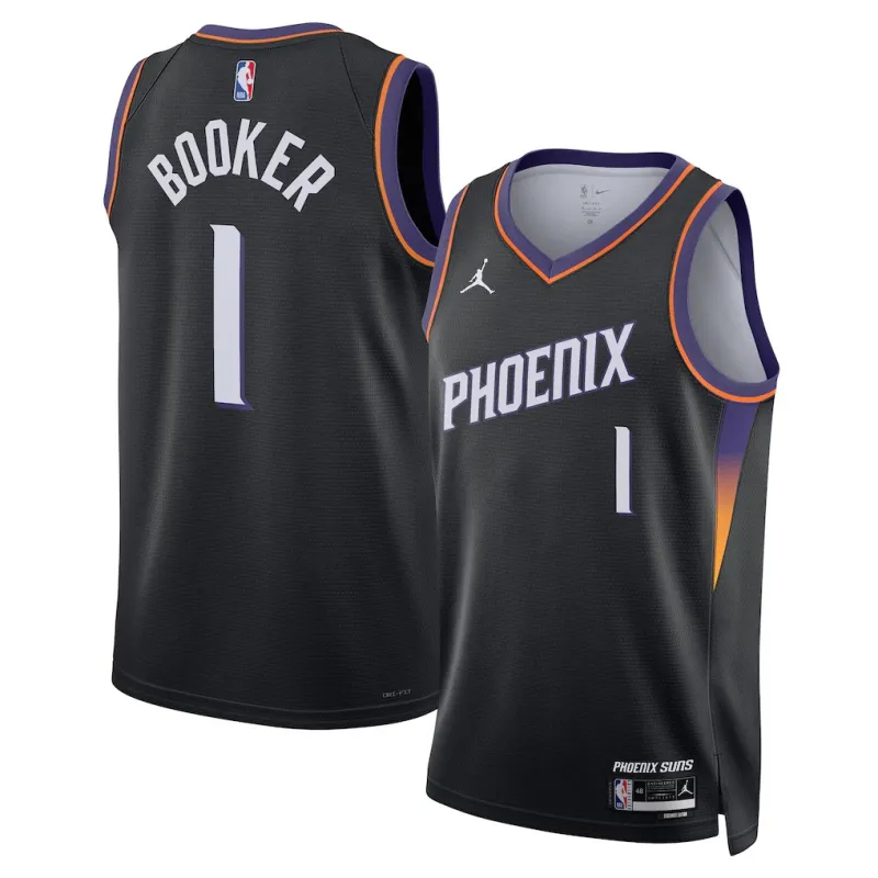 Phoenix Suns Devin Booker Swingman Jersey - Custom Edition - Black