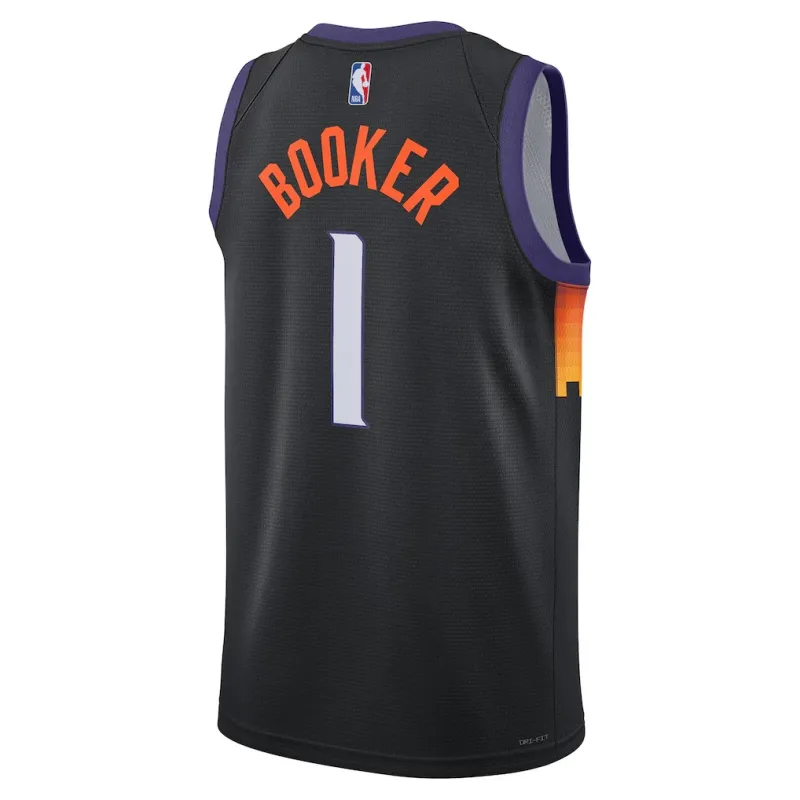 Phoenix Suns Devin Booker 2025/26 Swingman Jersey - City Edition - Black
