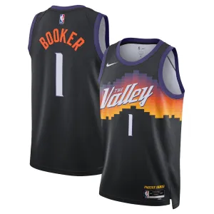 Phoenix Suns Devin Booker 2025/26 Maglia Swingman - Edizione Città - Nero