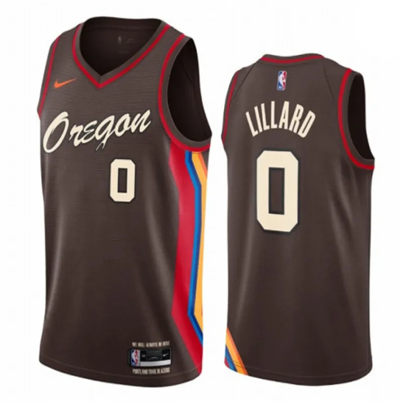 Damian Lillard, Portland Trail Blazers, 2020/21 City Edition, Brown