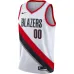 Portland Trail Blazers 2020/21 Custom Jersey, Association Edition, White