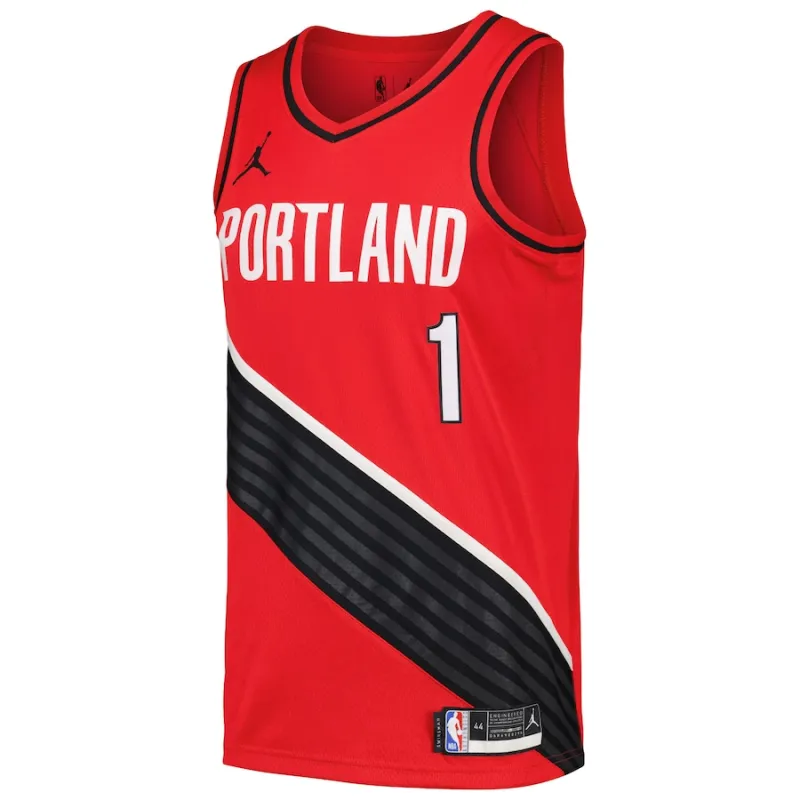 Anfernee Simons, Portland Trail Blazers, edizione Dichiarazione, Rosso