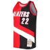 Clyde Drexler, Portland Trail Blazers, 1991/92, Rouge/Noir