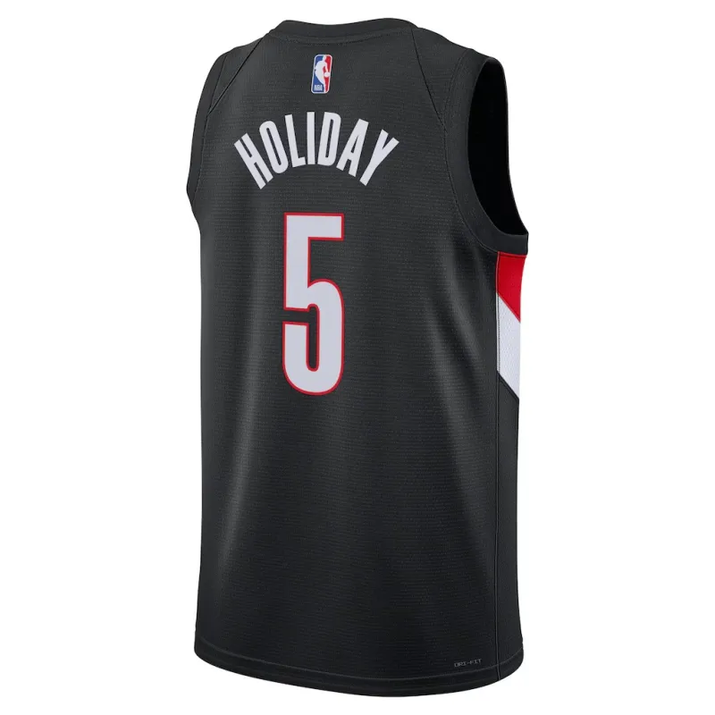 Portland Trail Blazers Jrue Holiday Swingman Trikot - Icon Edition - Schwarz