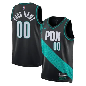 Portland Trail Blazers 2025/26 Maglia Swingman Unisex - Edizione Città - Nero