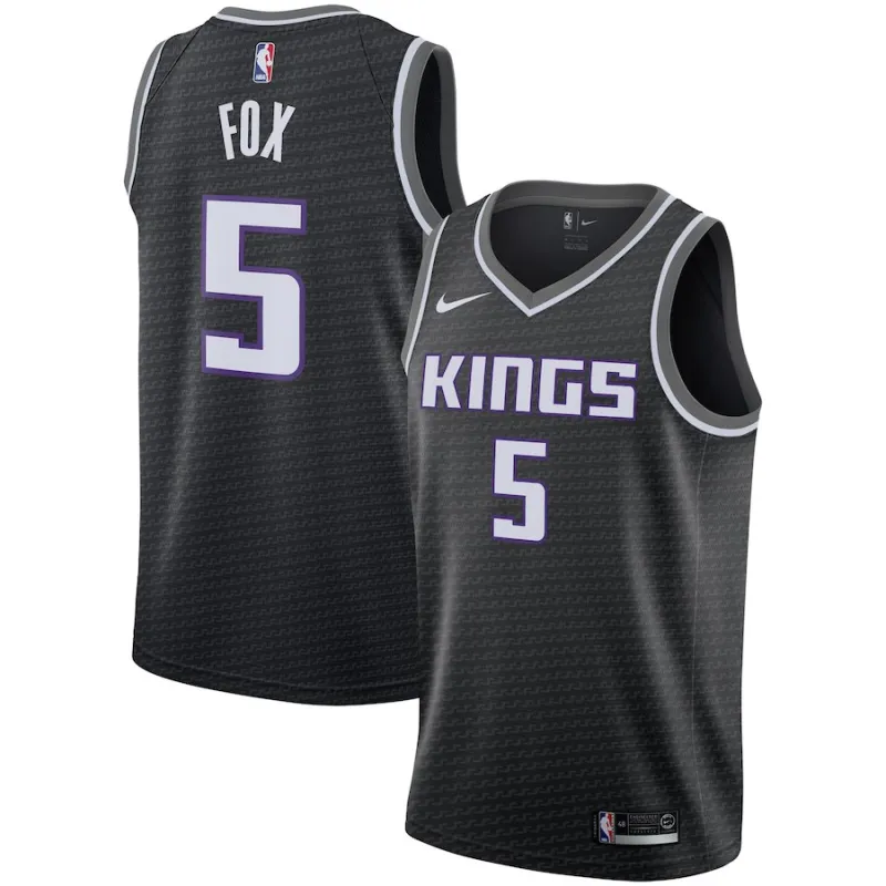 De'Aaron Fox, Sacramento Kings 2018/19 Nero