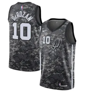 DeMar DeRozan. San Antonio Spurs. Edizione della città 2019/20. Nero