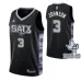 Maillot de Keldon. San Antonio Spurs. Édition de la ville 2022/23. Vert