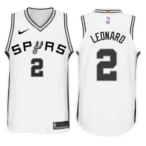 Kawhi Leonard. San Antonio Spurs. Edición de asociación. Blanco