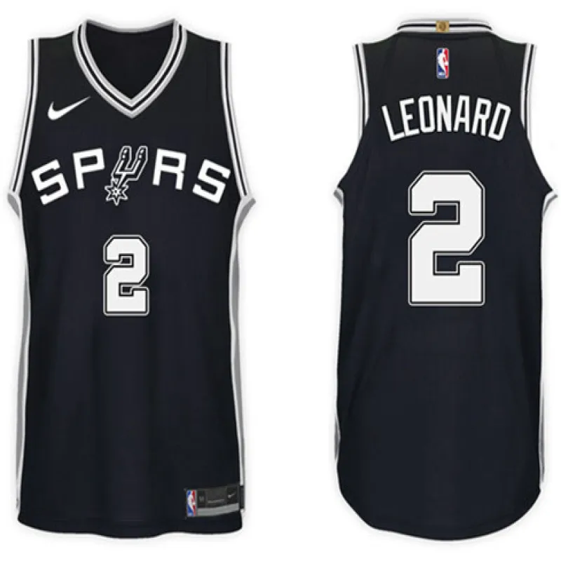 Kawhi Leonard. San Antonio Spurs. Icon. Black.